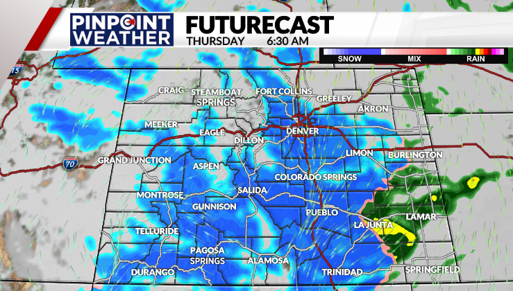 Pinpoint Weather: Futurecast on March 14