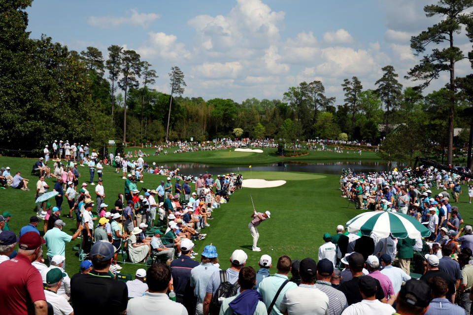 Action being watch at Augusta National