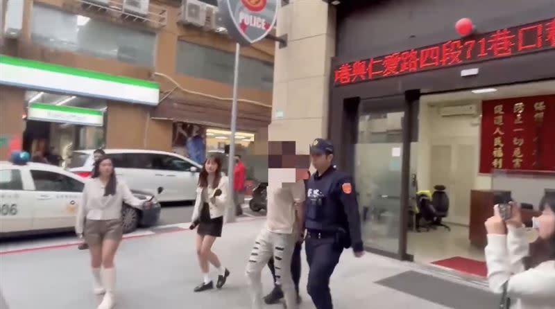 警方將2人移送北檢。（圖／翻攝畫面）