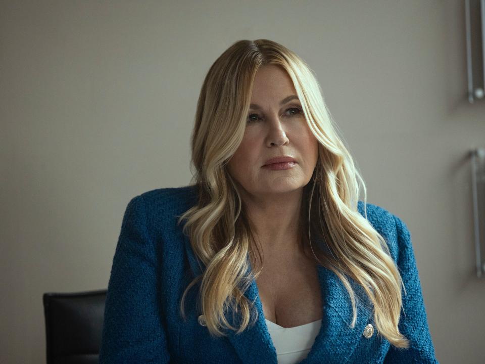 Jennifer Coolidge as Karen Calhoun on Netflix's "The Watcher."