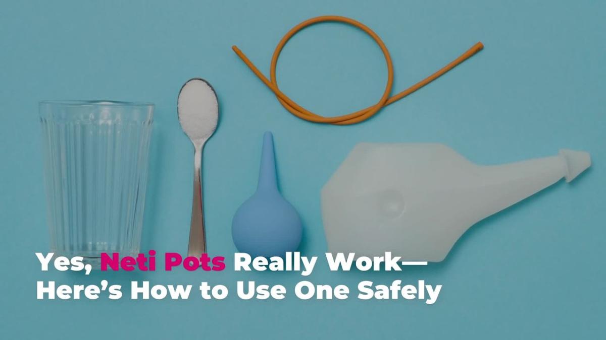 Do Neti Pots Work? Here's How to Use Them Safely