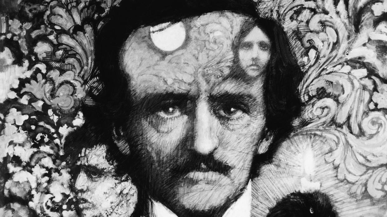 portrait of edgar allan poe