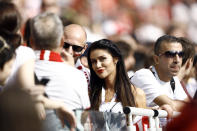 <p>Polish fan during the 2018 FIFA World Cup Russia group H match between Poland and Senegal at Spartak Stadium on June 19, 2018 in Moscow, Russia. (Photo by Mehdi Taamallah/NurPhoto via Getty Images) </p>