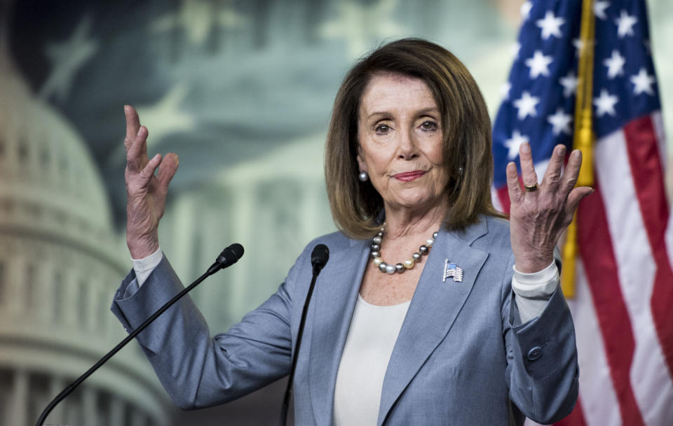 House Speaker Nancy Pelosi said last week that she would leave it up to her committee chairs whether to hold contempt votes on the House floor or go straight to court. (Photo: Bill Clark via Getty Images)