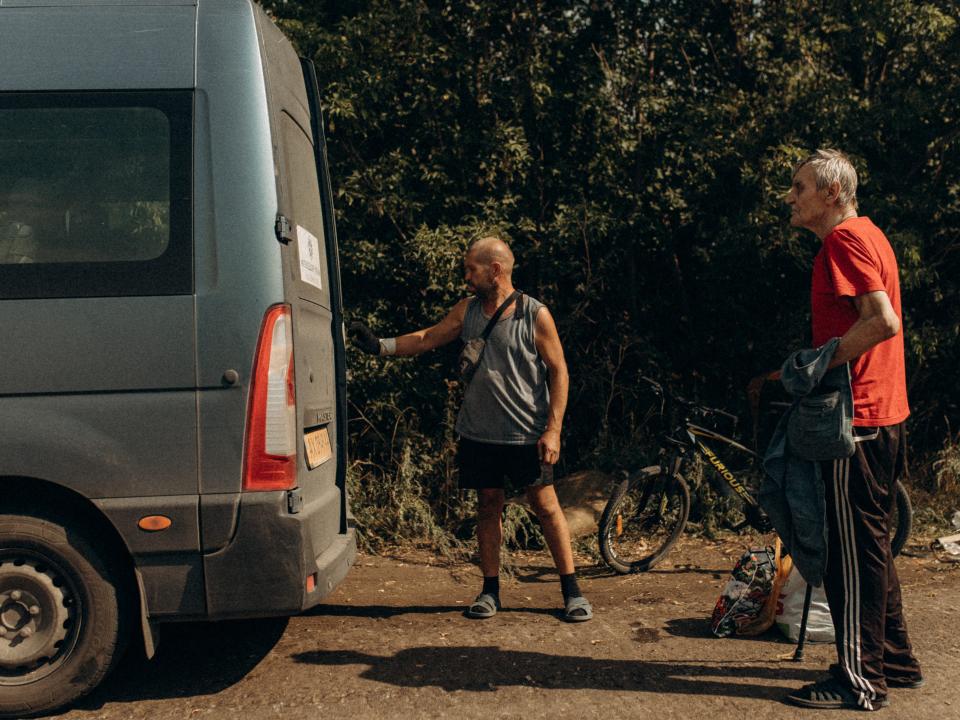 Ivanov and Synia helped evacuate people from Soledar throughout the summer and fall. Most people who needed help were older adults, they said.