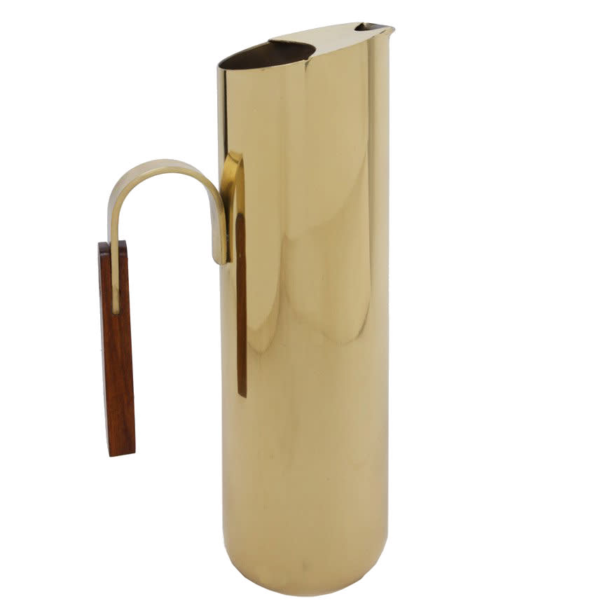 Retro Ellipse Brass Carafe