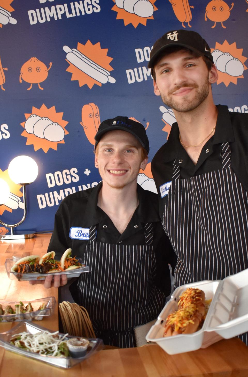 Head chef Bret Whartenby and owner Jacob Weiss at Bun Buds in Fall River on Tuesday July 9, 2024.