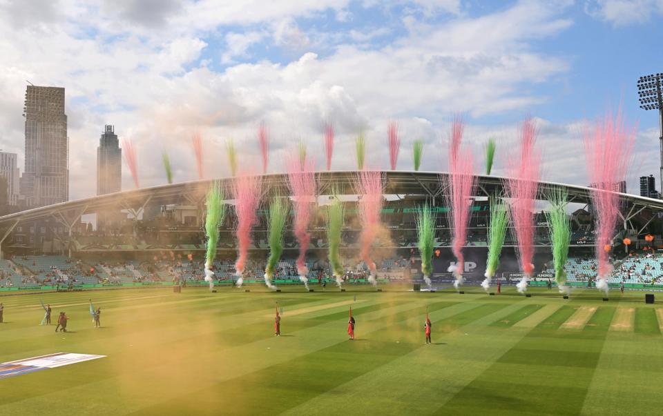 Fireworks, live music and a packed Oval as The Hundred looks to woo Glazers and Ryan Reynolds