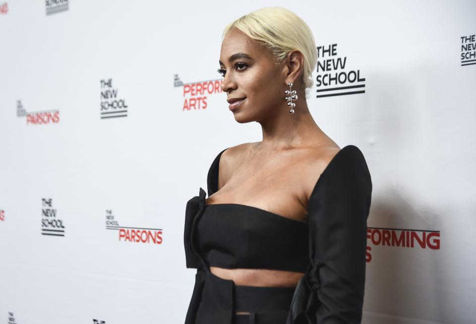 NEW YORK, NY - MAY 21:  Solange Knowles attends the 70th Annual Parsons Benefit at Pier Sixty at Chelsea Piers on May 21, 2018 in New York City.  (Photo by Daniel Zuchnik/WireImage)