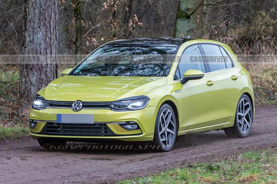 <p><a rel="nofollow noopener" href="https://www.caranddriver.com/volkswagen/golf" target="_blank" data-ylk="slk:Volkswagen's seventh-generation Golf;elm:context_link;itc:0;sec:content-canvas" class="link ">Volkswagen's seventh-generation Golf</a> is getting ready to wind down the end of its production run, and the eighth-generation car is almost ready to hit the scene, as evidenced by these photos of a nearly undisguised prototype running around Europe. We've already detailed what we know about <a rel="nofollow noopener" href="https://www.caranddriver.com/news/a15054893/2021-volkswagen-golf-mark-8-heres-what-we-know-news/" target="_blank" data-ylk="slk:the new Golf;elm:context_link;itc:0;sec:content-canvas" class="link ">the new Golf</a>, expected to arrive in the United States in 2020 as a 2021 model, and seeing the new car in the flesh shows that its styling will be evolutionary. Flip through this gallery to take a closer look and learn more information about VW's new compact hatch.</p>