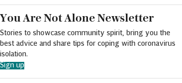 You Are Not Alone Newsletter in-article