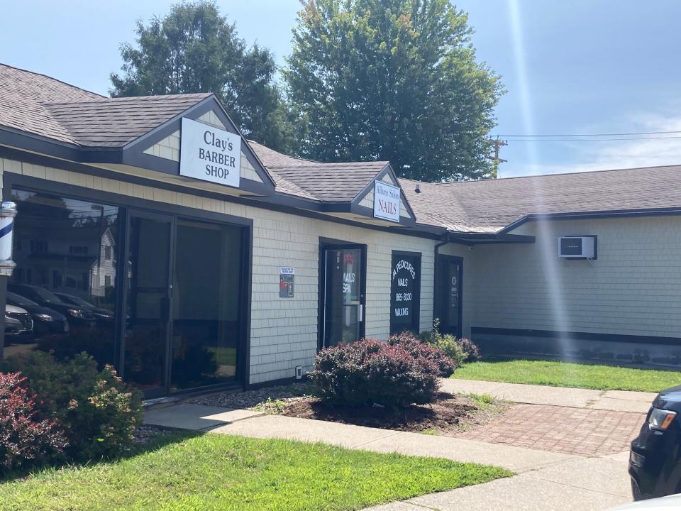 Clay's Barber Shop on Williston Road in South Burlington, shown Aug. 22, 2023.