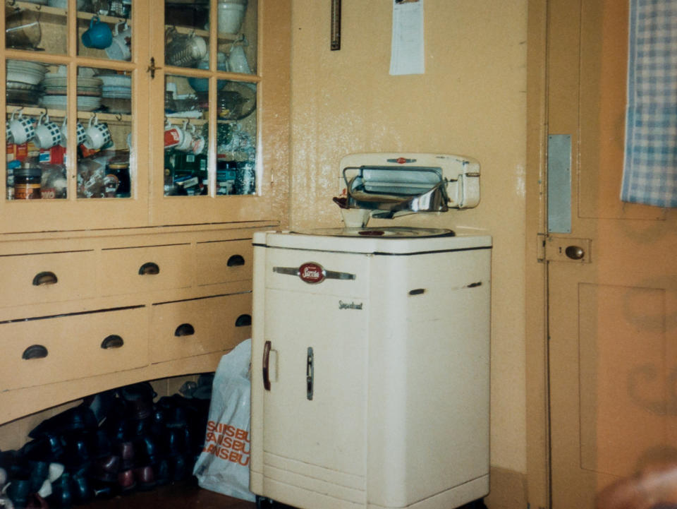 The couple's kitchen is more than 50 years old (Picture: SWNS)