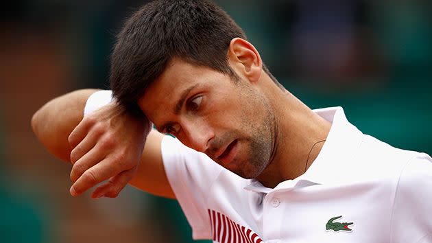 Djokovic. Image: Getty