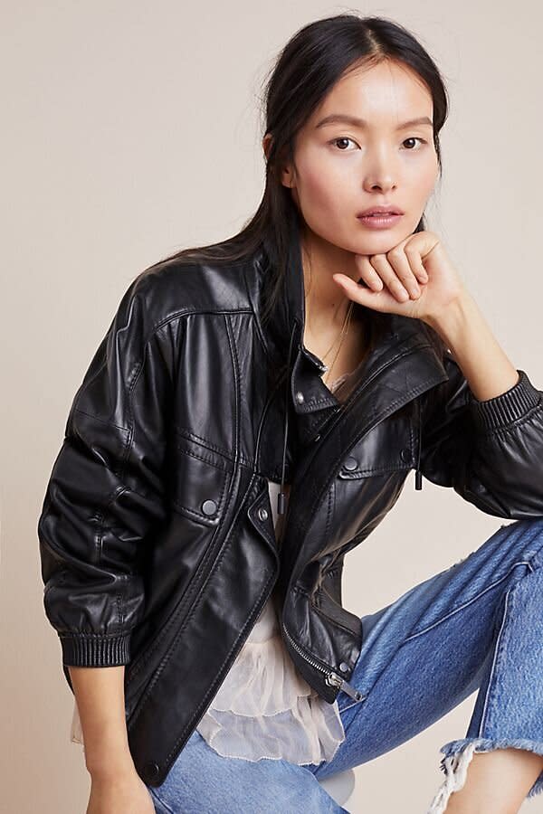 Apollo Leather Bomber Jacket 