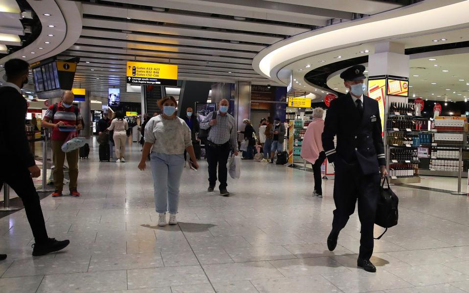 Earlier studies had shown a difference in infection rate between those who travelled abroad and those who stayed in the UK - Warren Little/Getty Images Europe