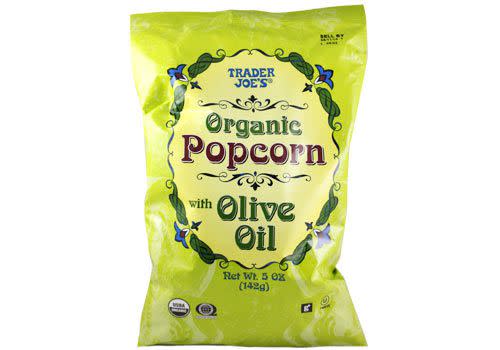 Organic Popcorn with Olive Oil