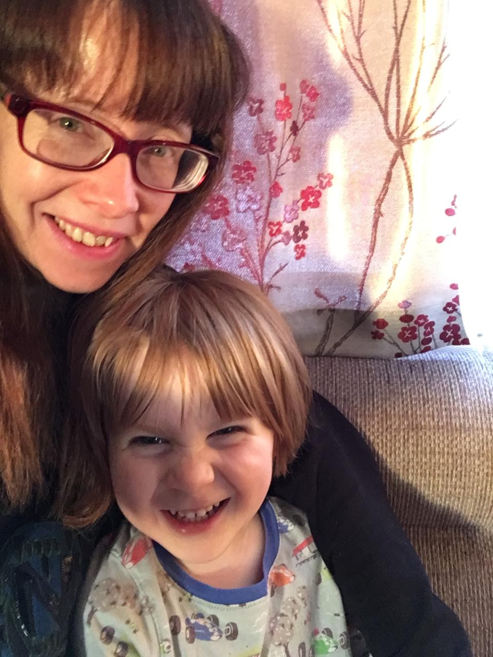 Elise Clayton, pictured with her son Charlie, in 2016. She tried everything from osteopathy to reiki for her mystery symptoms. (Supplied)