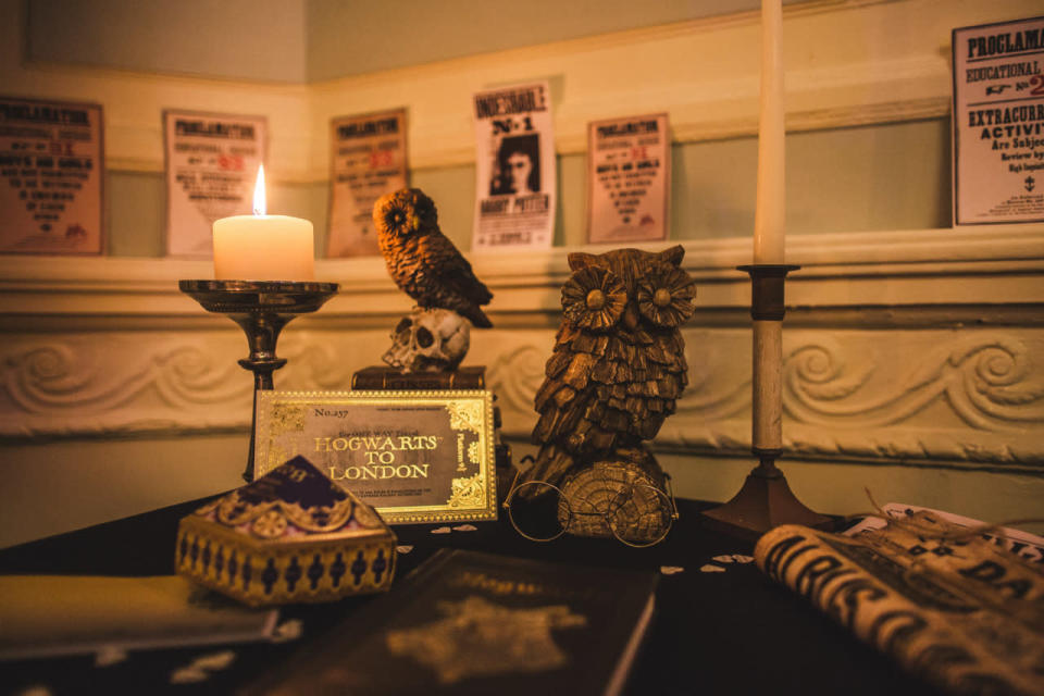 <p>Even Hedwig attended, with some friends. </p>