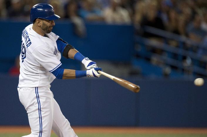 Bautista is slashing .311/.434/.548 this season. (AP Photo)