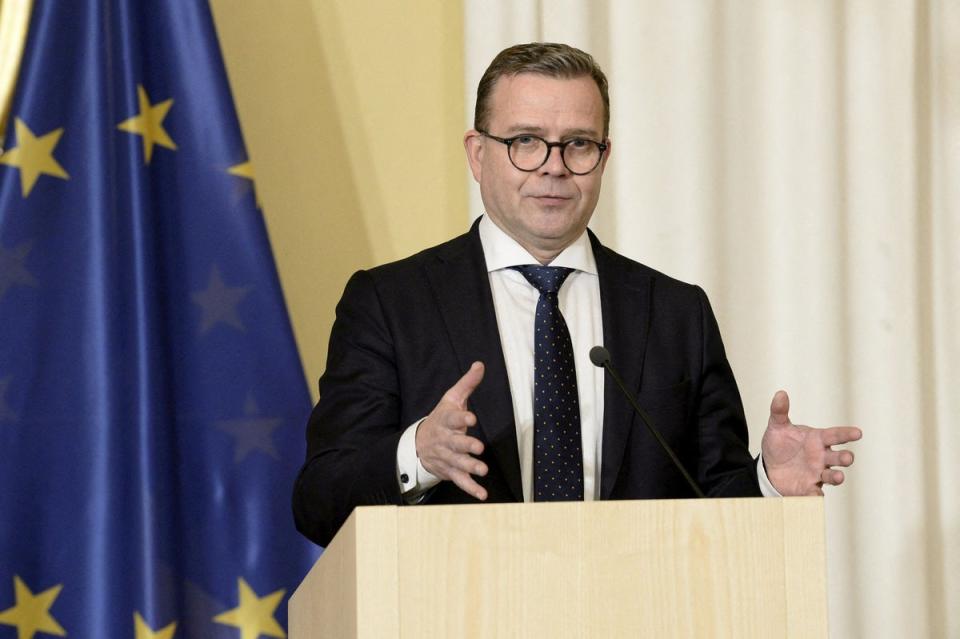 Finnish Prime Minister Petteri Orpo made the announcement on Tuesday (via REUTERS)