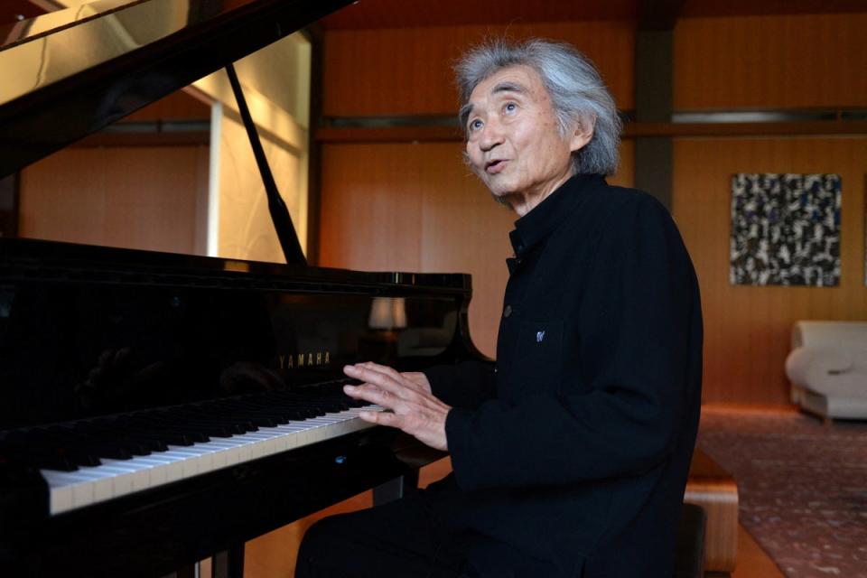 Seiji Ozawa in 2013 (AFP via Getty Images)