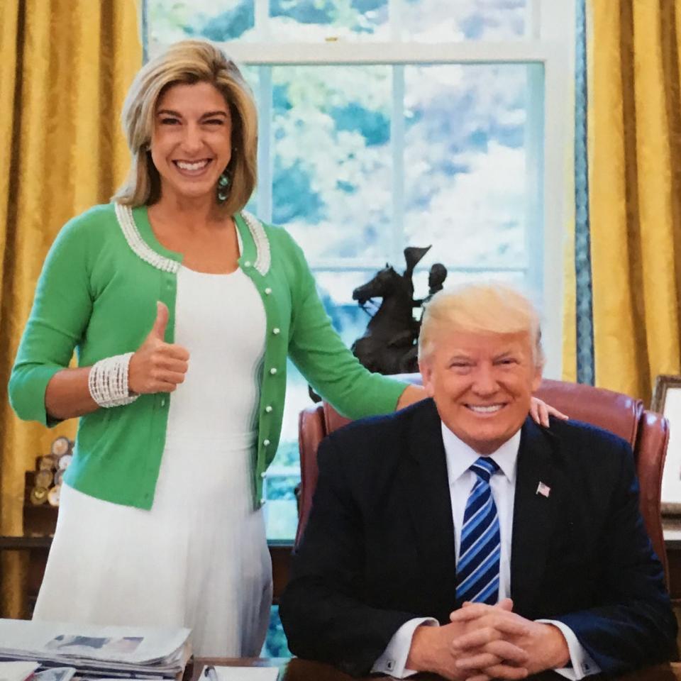 Tana Goertz first met former President Donald Trump on NBC's "The Apprentice."