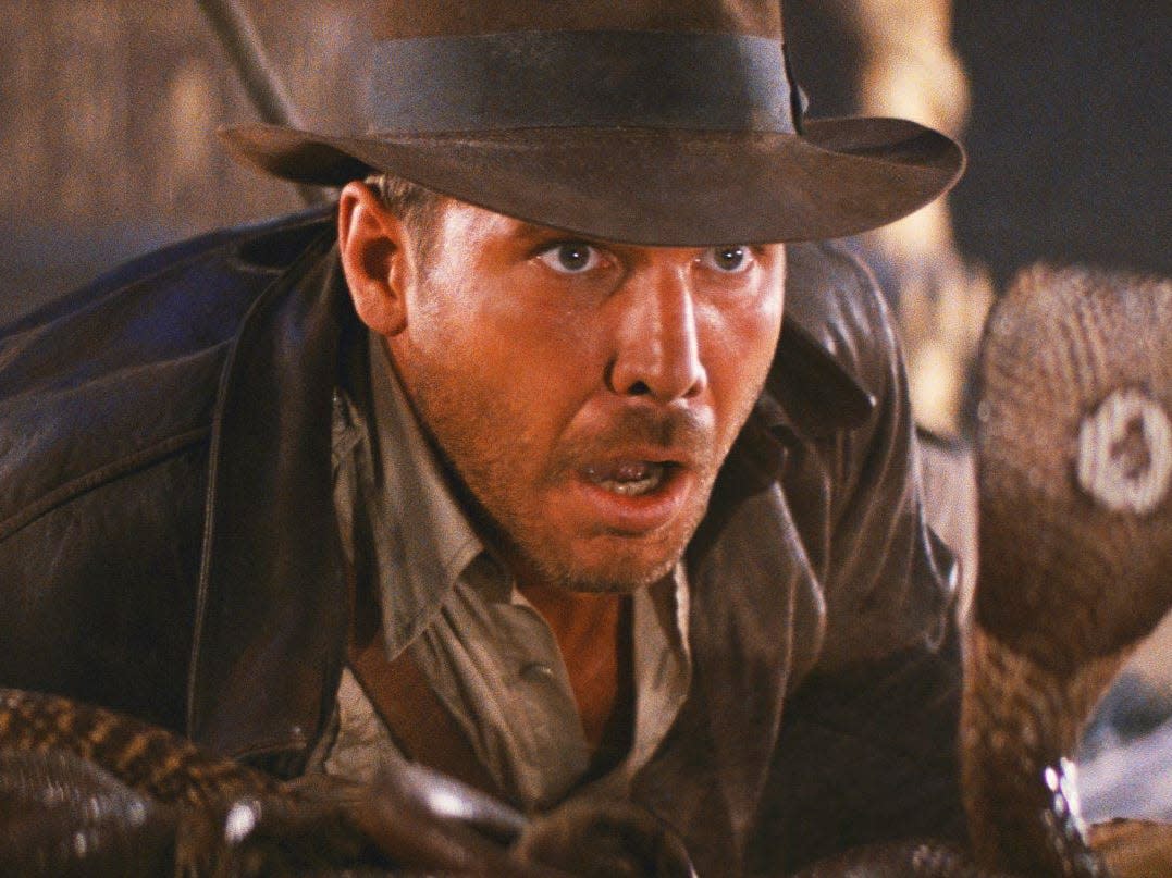 Harrison Ford as Indiana Jones in "Raiders of the Lost Ark."