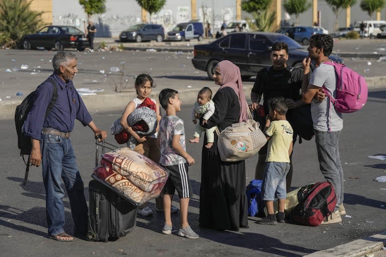 Familias de Beirut debieron escapar de urgencia antes de los ataques