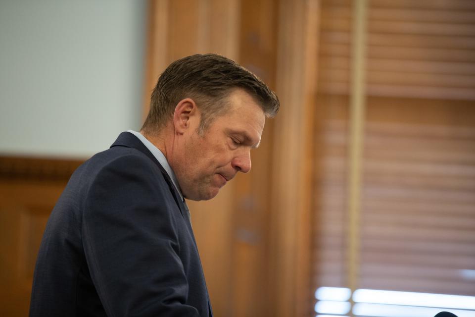 Kansas AG Kris Kobach disagrees with a plan to replace lead pipes, leading to a social media argument with transportation secretary Pete Buttigieg.