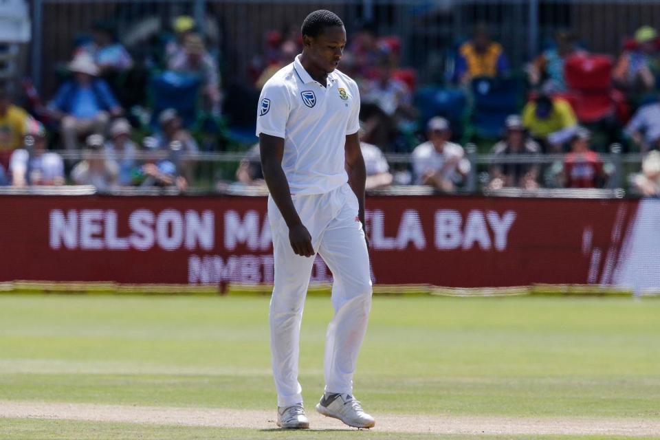 Reduced punishment: Kagiso Rabada will face the Australians in Cape Town: AFP/Getty Images