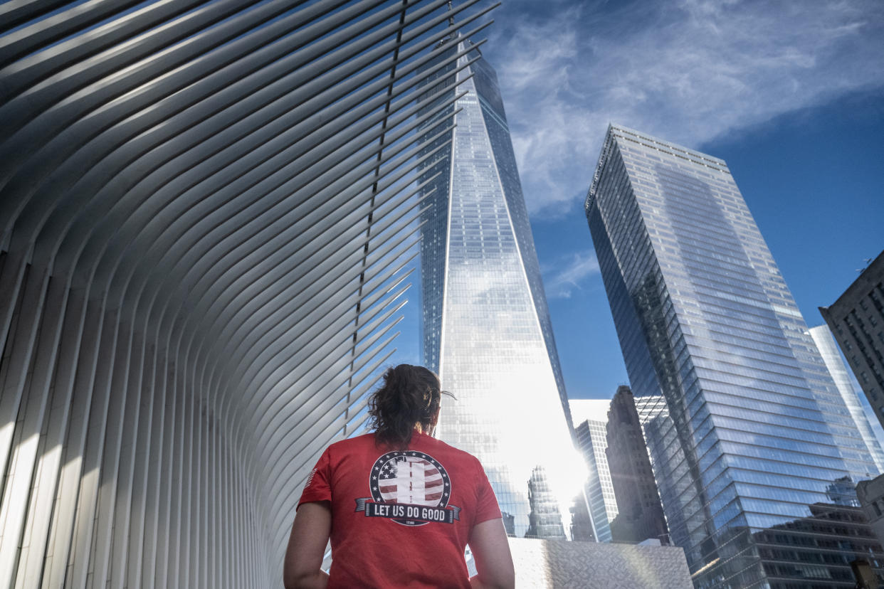 The site of the 9/11 Memorial.  (Stephanie Keith/Getty Images)