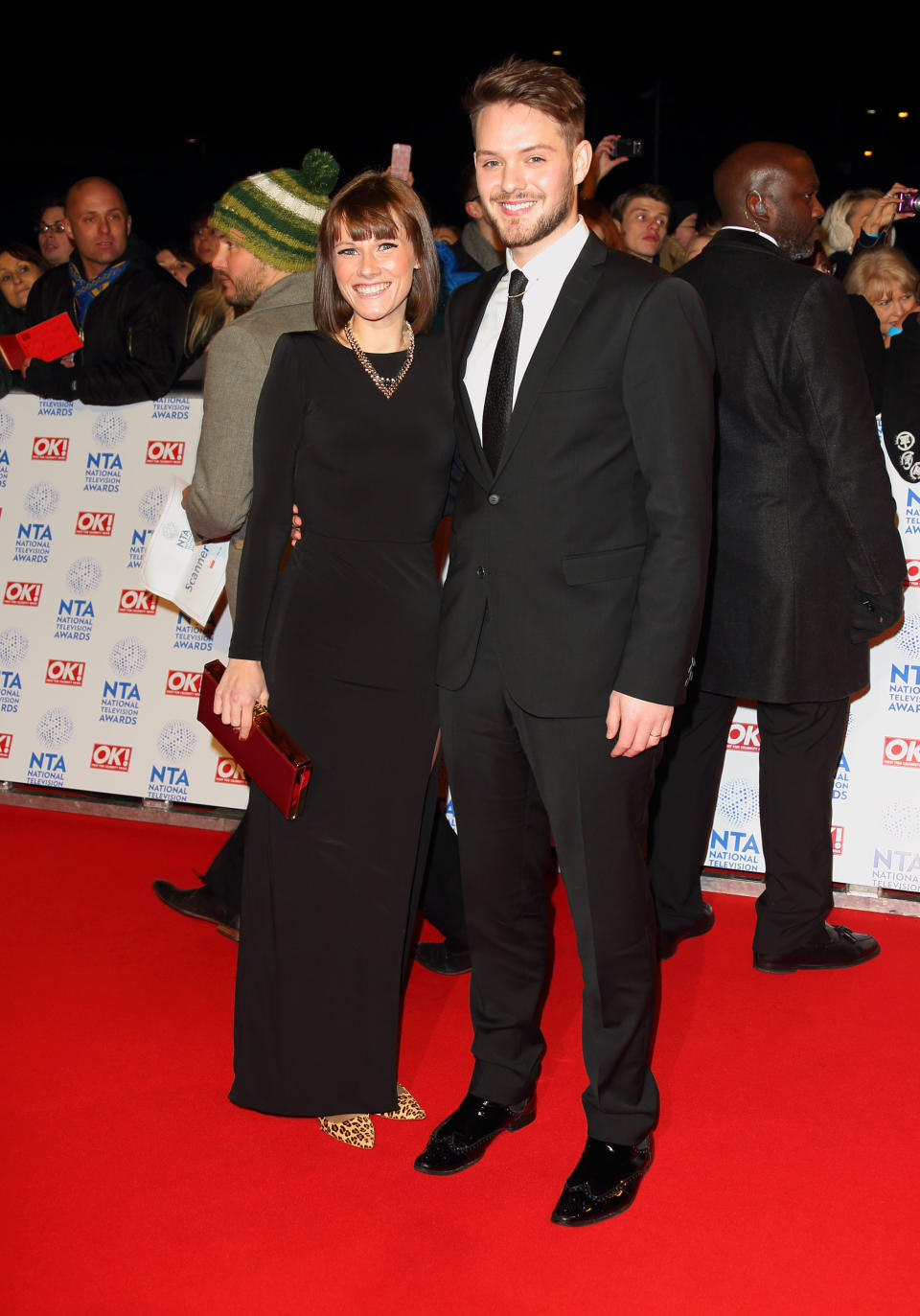 LONDON, ENGLAND - JANUARY 23: Cat Dresser and John Whaite attend the National Television Awards at 02 Arena on January 23, 2013 in London, England.  (Photo by Mike Marsland/WireImage)