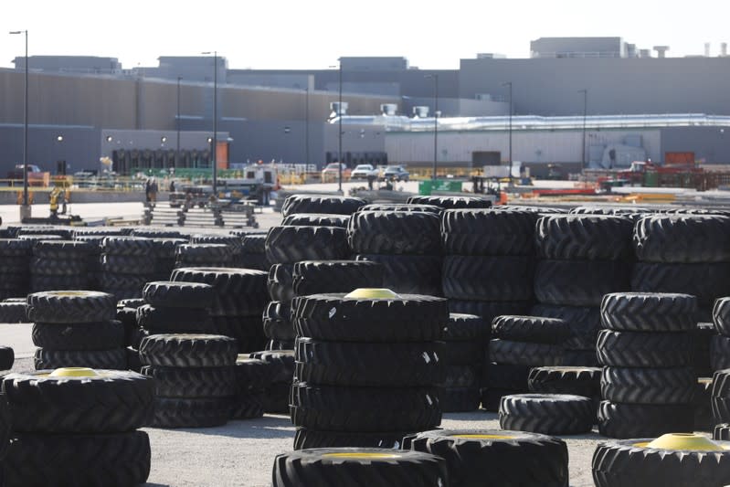 John Deere's Harvester Works facility is seen in East Moline