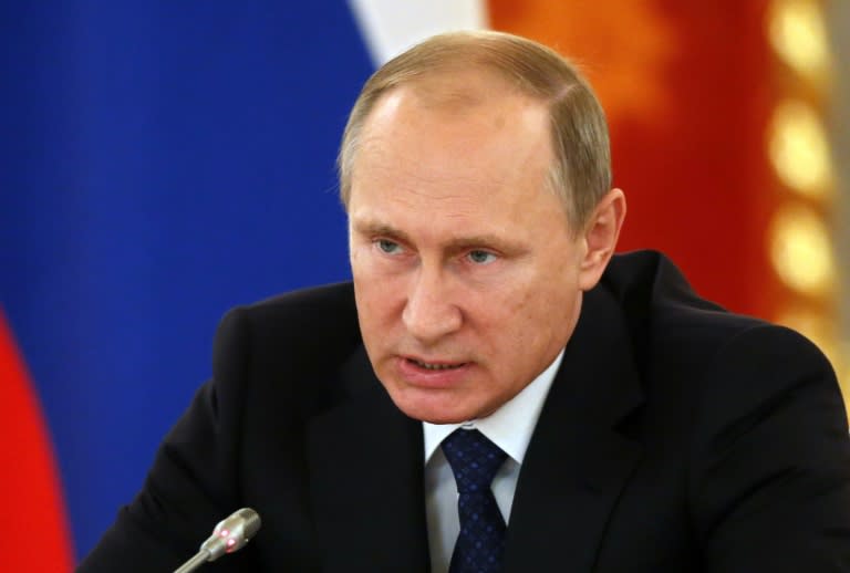 Russian President Vladimir Putin rejected Western allegations that Syrian civilians had been killed in Russian air raids, dubbing the reports "information warfare"