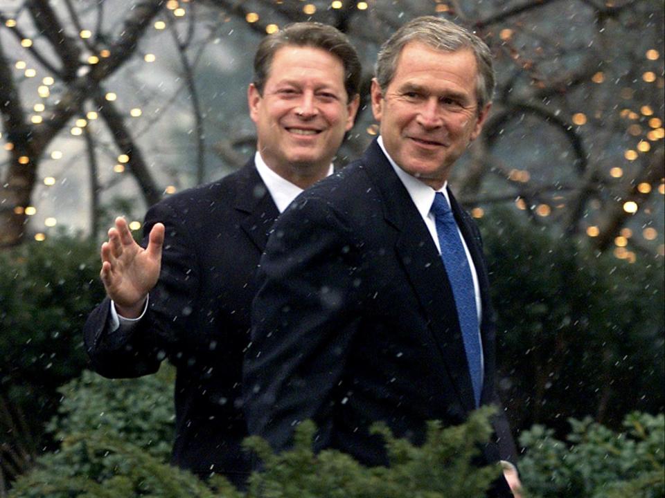 Al Gore and George W Bush, December 2000REUTERS