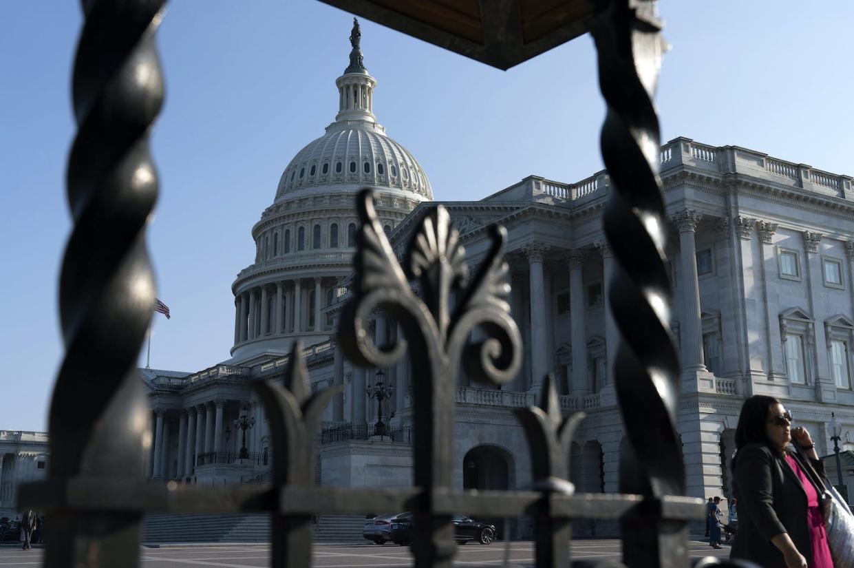 The U.S. Capitol, where on May 31, 2023, the House passed a debt limit deal on a bipartisan vote. <a href="https://newsroom.ap.org/detail/DebtLimit/3a53a2902bfa4fc8807afbe178dfe25d/photo?Query=debt%20limit&mediaType=photo&sortBy=arrivaldatetime:desc&dateRange=Anytime&totalCount=1940&currentItemNo=3" rel="nofollow noopener" target="_blank" data-ylk="slk:AP Photo/Jose Luis Magana;elm:context_link;itc:0;sec:content-canvas" class="link ">AP Photo/Jose Luis Magana</a>