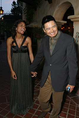 Naomie Harris and Chow Yun-Fat at the Disneyland premiere of Walt Disney Pictures' Pirates of the Caribbean: At World's End