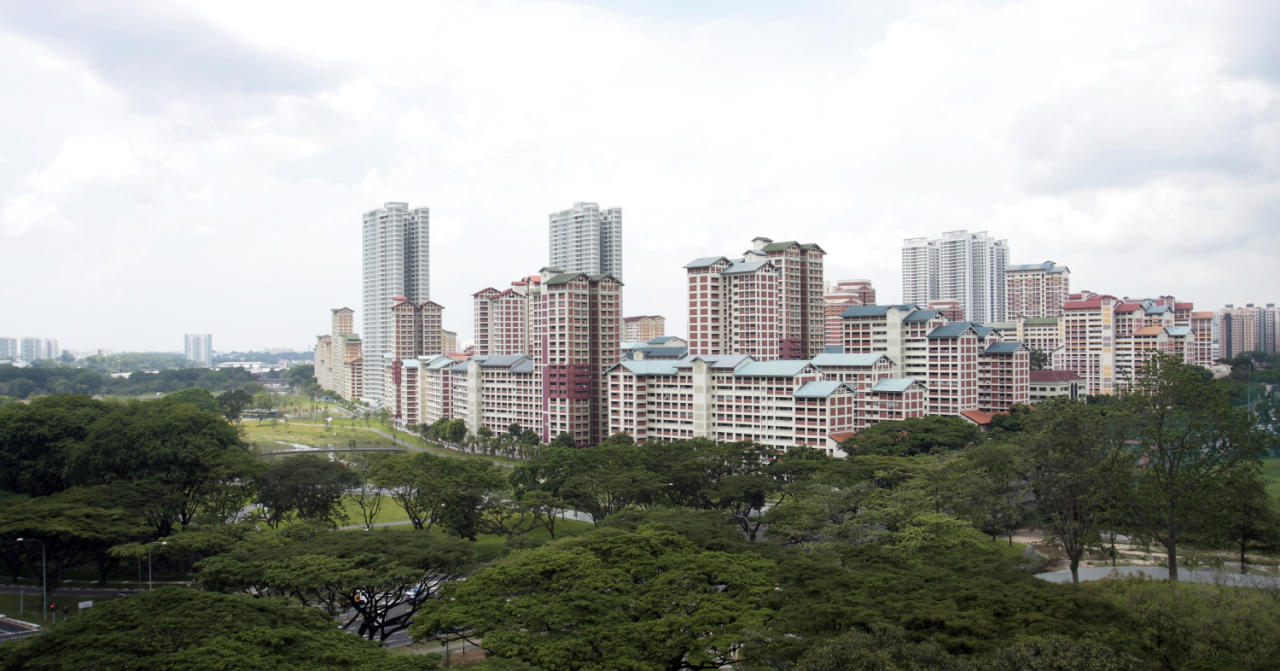 A general overview of Bishan district in Singapore