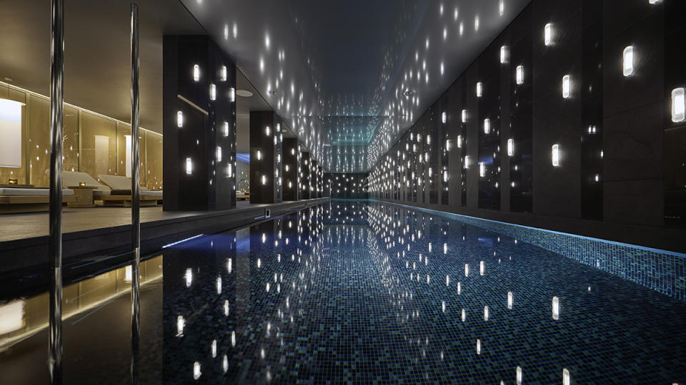 The pool at the Mandarin Oriental Mayfair