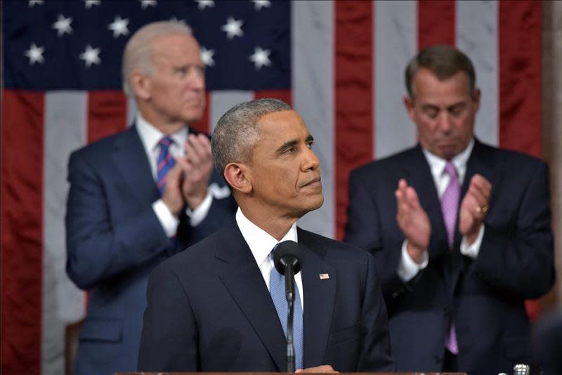 Barack Obama presenta su discurso sobre el Estado de la Unión. EFE