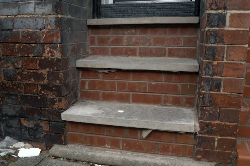 The steps were replaced by Rosie -Credit:BBC