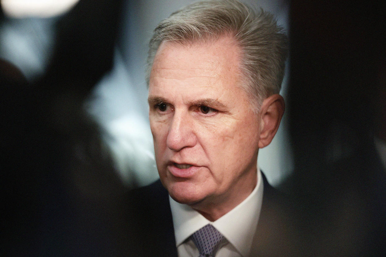 Former Speaker of the House Kevin McCarthy on October 24, 2023 in Washington, DC.  (Win McNamee / Getty Images, file)