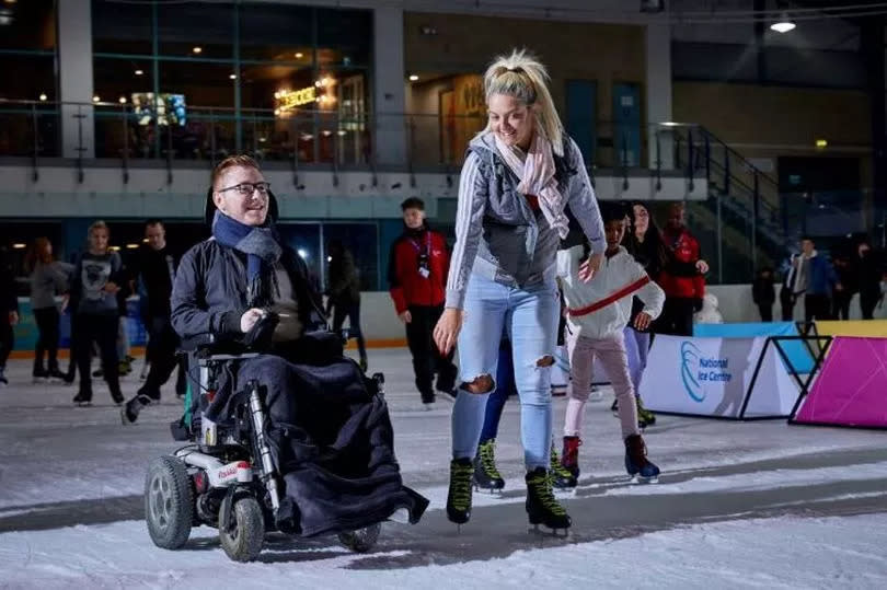 Accessible ice skating at the National Ice Centre