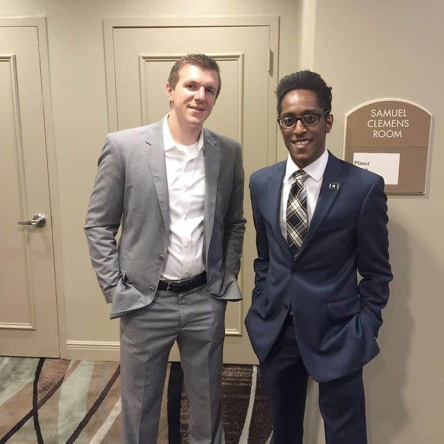 James O'Keefe with Ali Alexander in Baton Rouge. (Photo: Instagram: Ali Alexander)