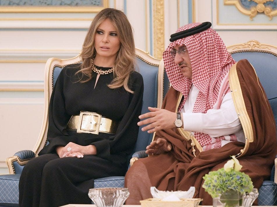 melania saudi arabia