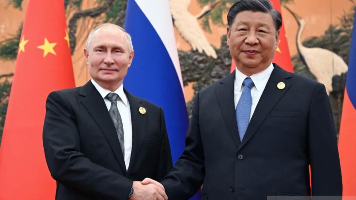 Vladimir Putin and Xi Jinping. Stock photo: Getty Images