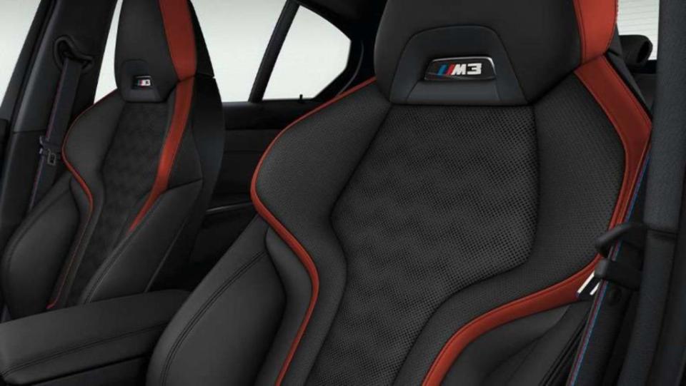 座椅以紅銅色元素點綴。(圖片來源 / BMW)