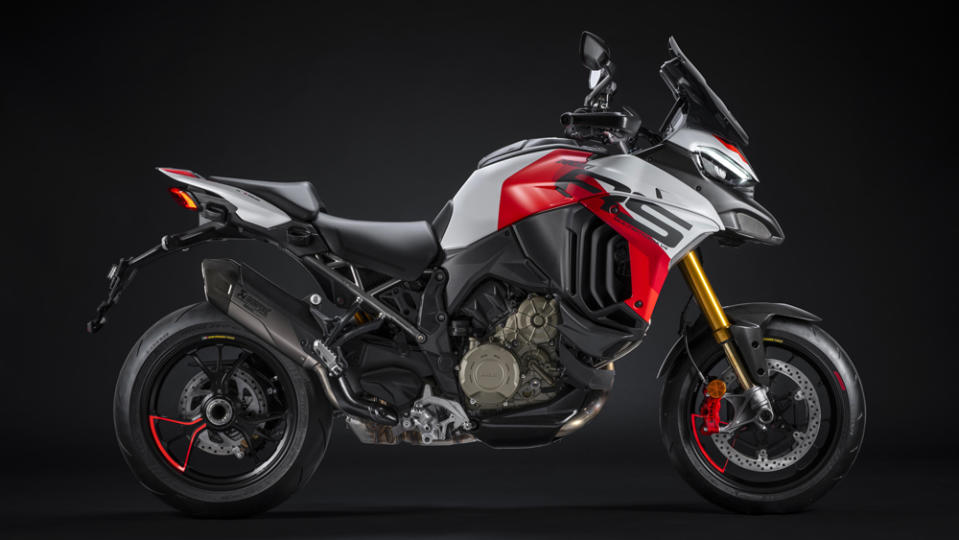 The Ducati Multistrada V4 RS motorcycle.