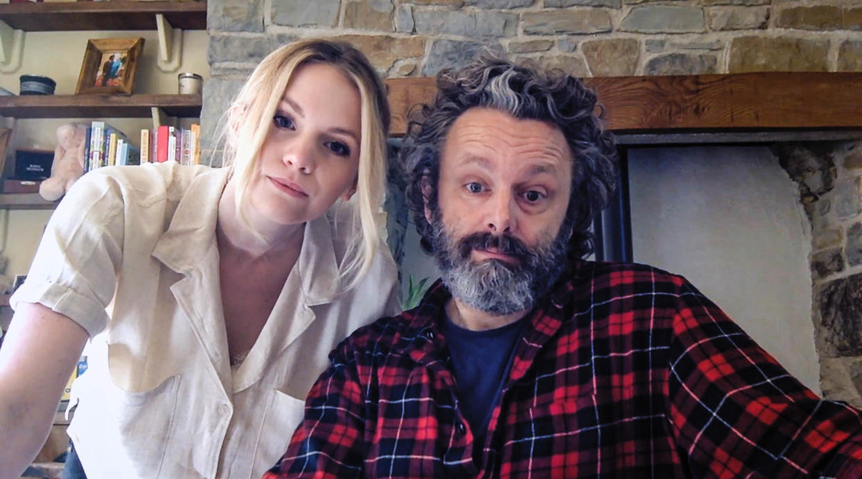 Anna Lundberg and Michael Sheen (GCB Films/Infinity Hill/BBC/PA)